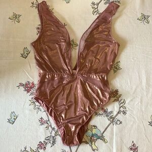 Shimmering Pink Women's Bodysuit